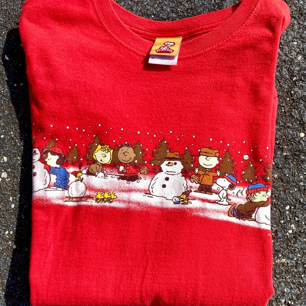 Tshirt Peanuts Holiday Size Medium